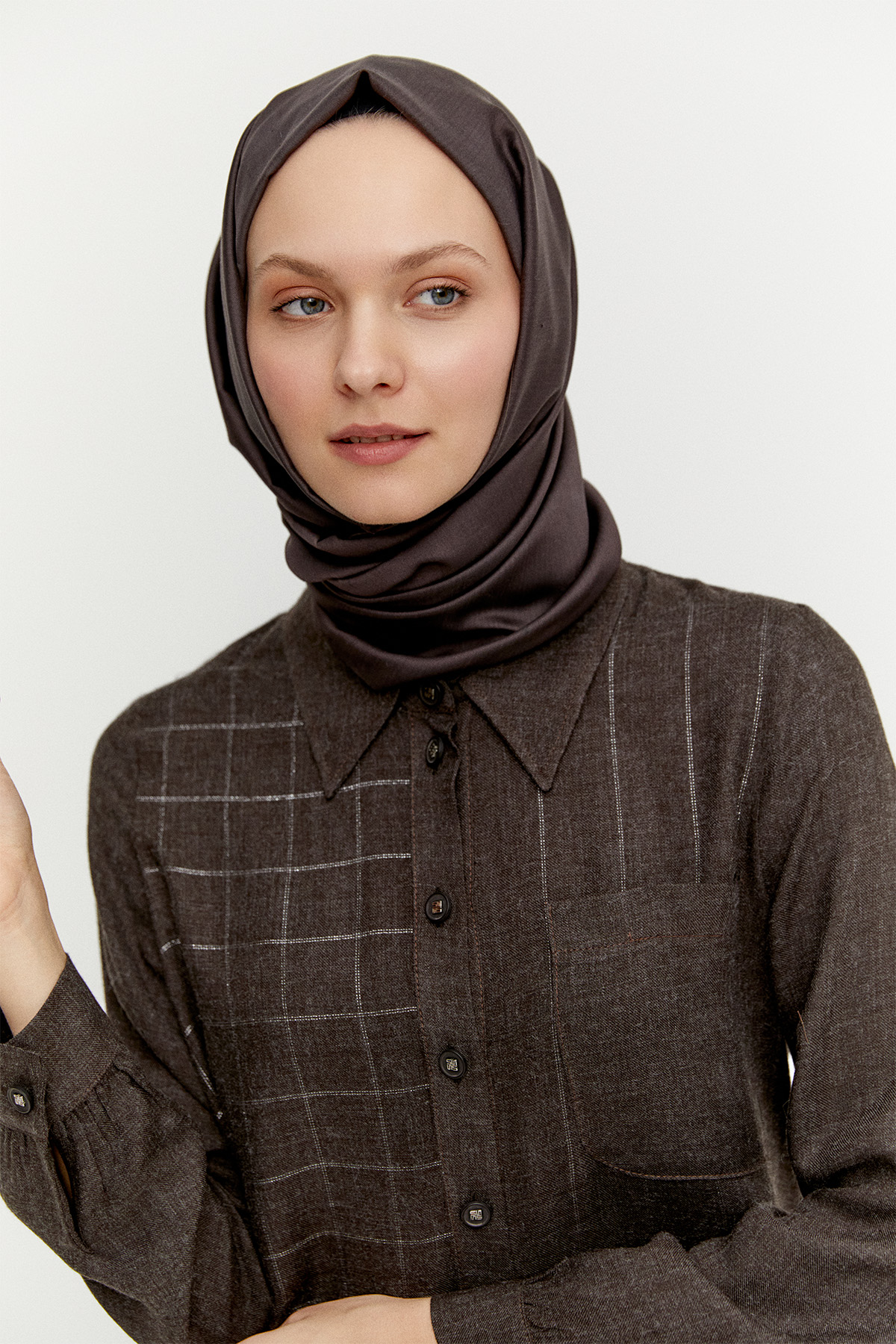 Simli Çizgili Tunik