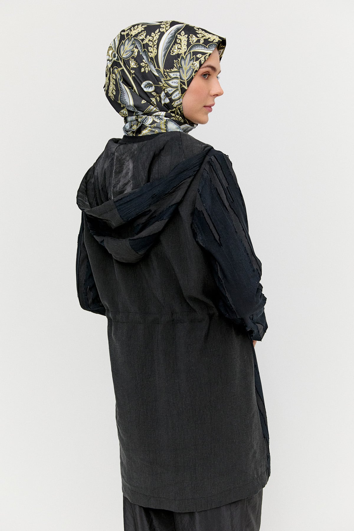 Tunikli Dokulu Kap Twinset, Tesettür Giyim