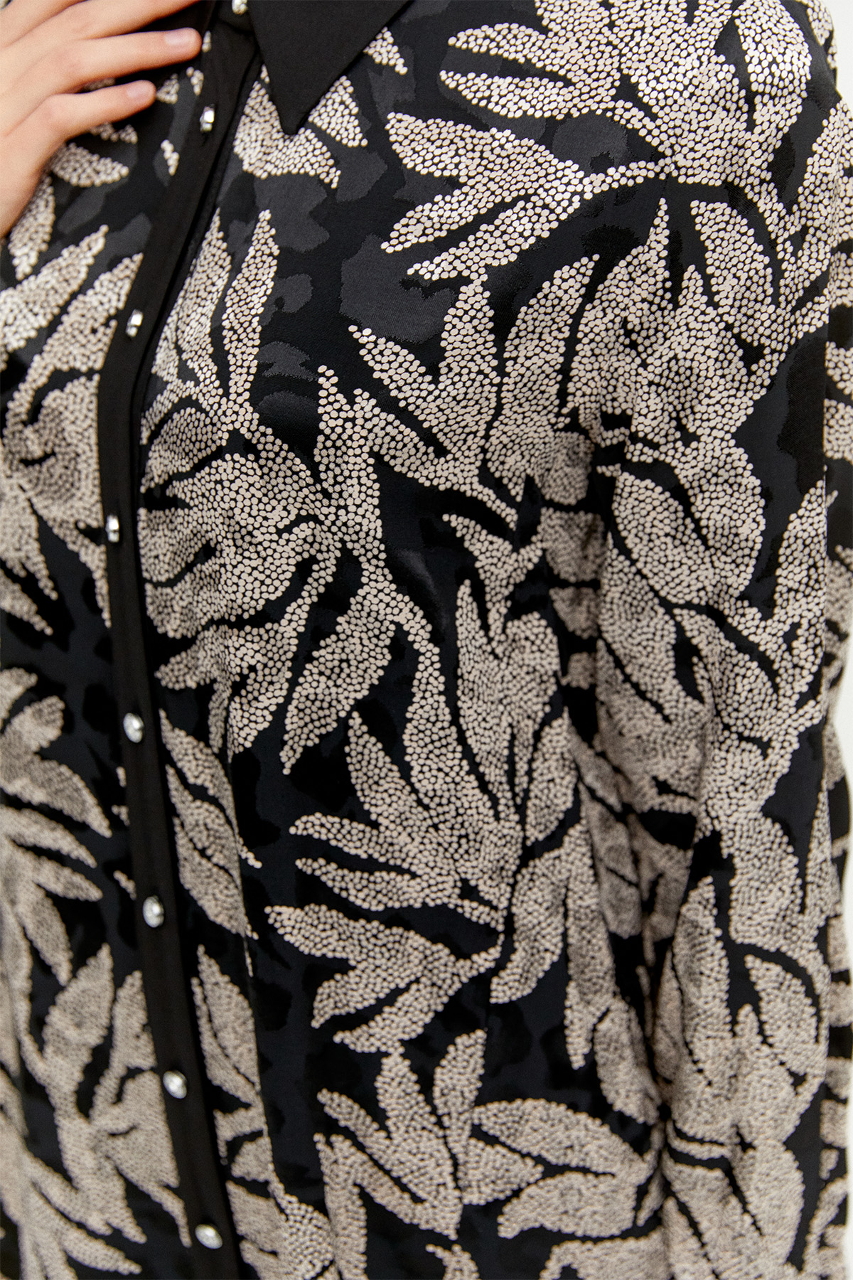 Desenli Önü Kısa Arkası Uzun Tunik