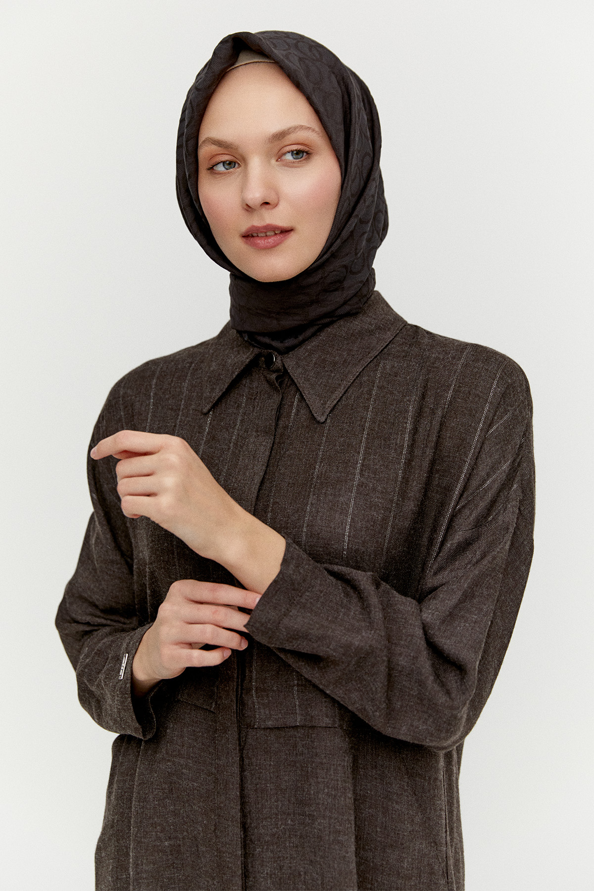 Yün Dokulu Melanjlı Tunik