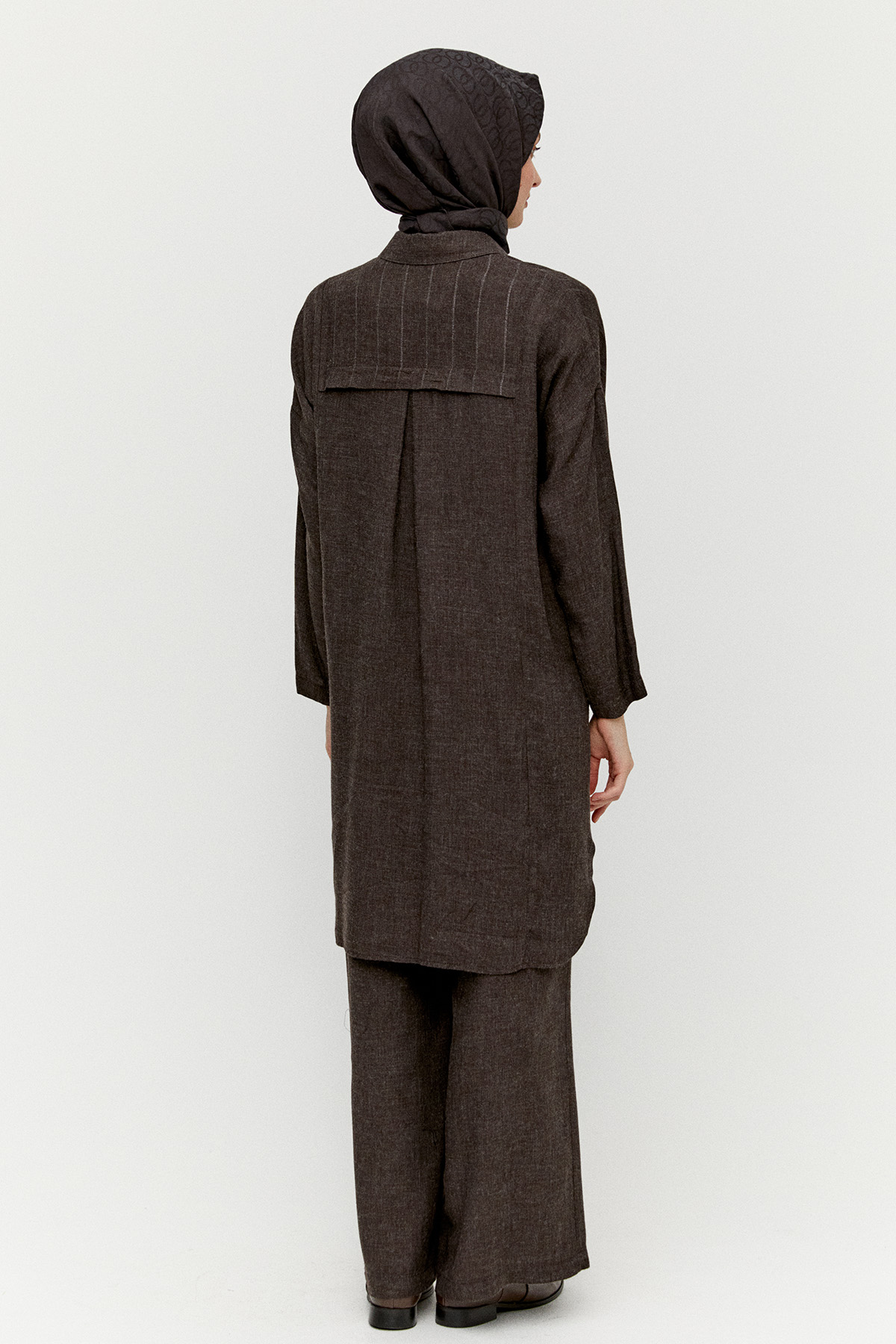 Yün Dokulu Melanjlı Tunik