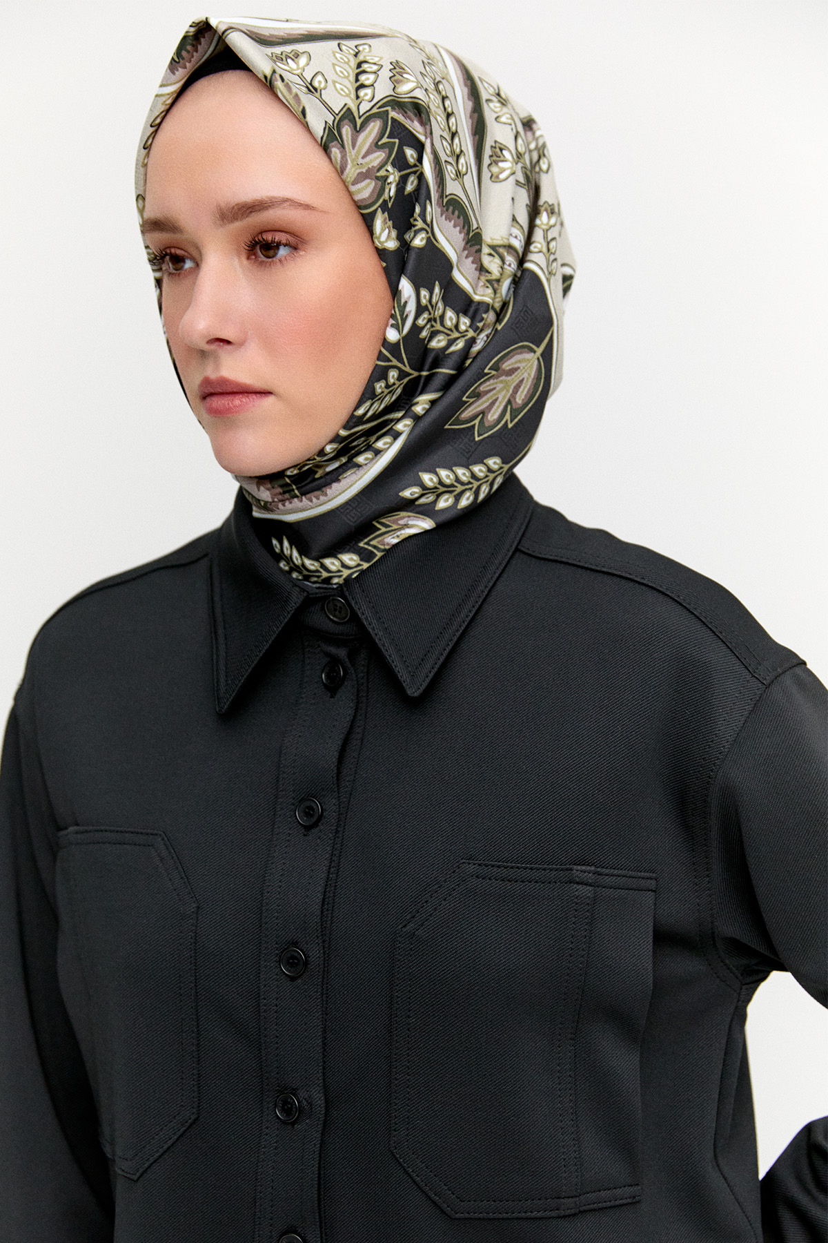 Çift Cepli Oversize Tunik, Tesettür Giyim