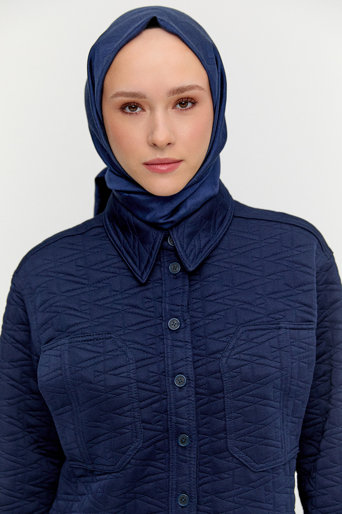 Çift Cepli Oversize Tunik, Tesettür Giyim