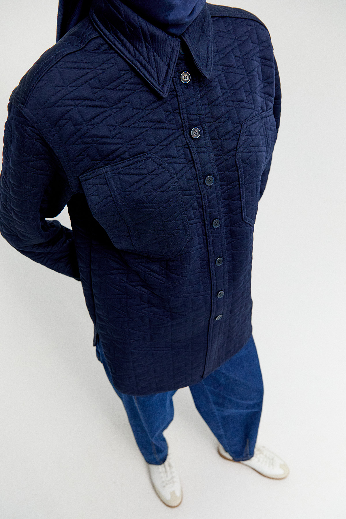 Çift Cepli Oversize Tunik, Tesettür Giyim