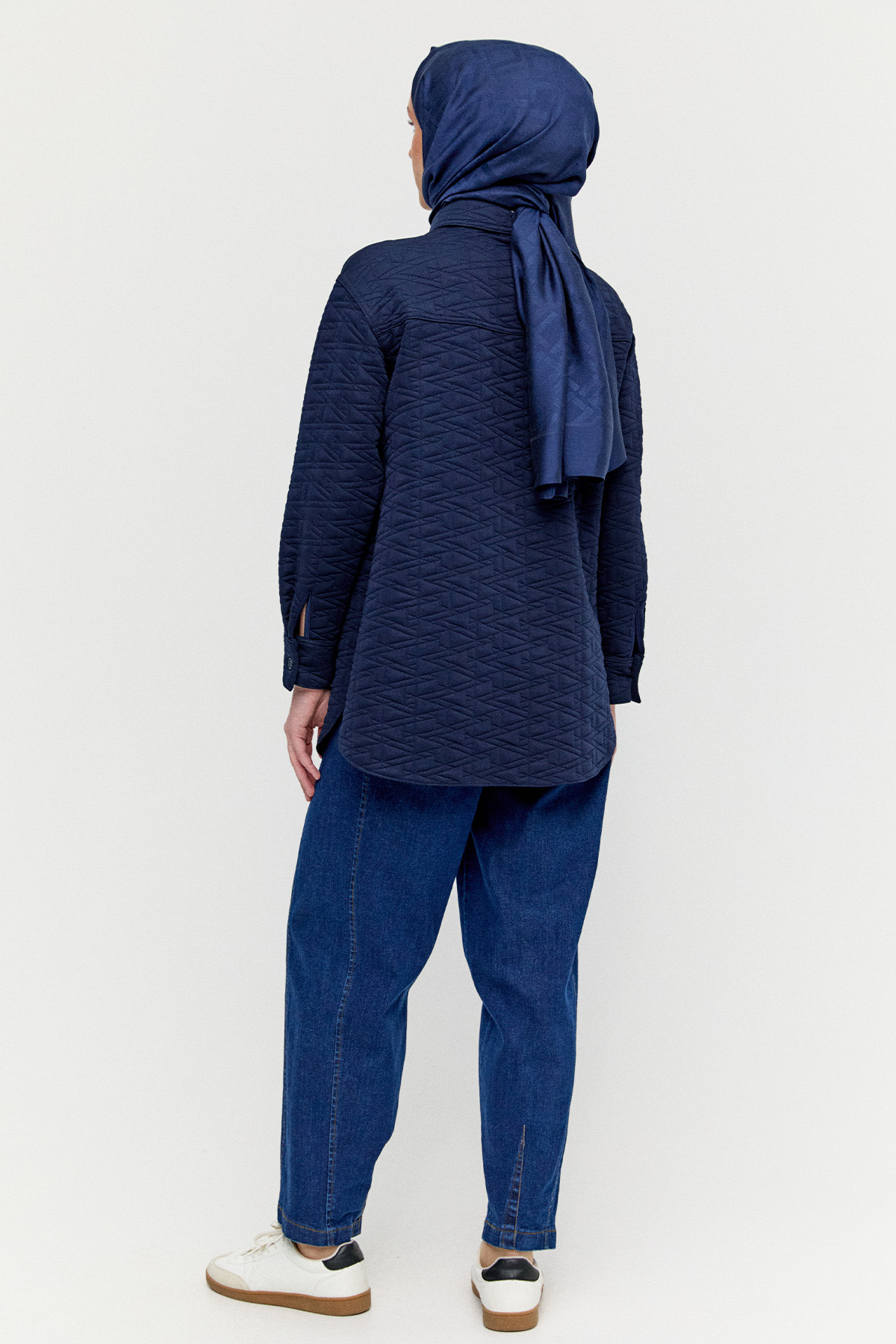 Çift Cepli Oversize Tunik, Tesettür Giyim