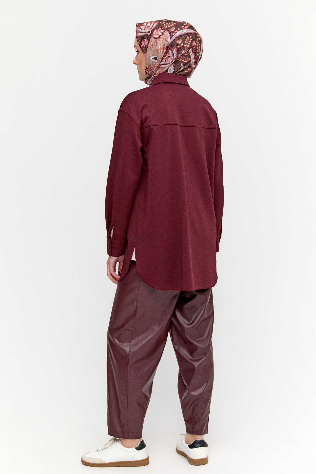 Çift Cepli Oversize Tunik, Tesettür Giyim