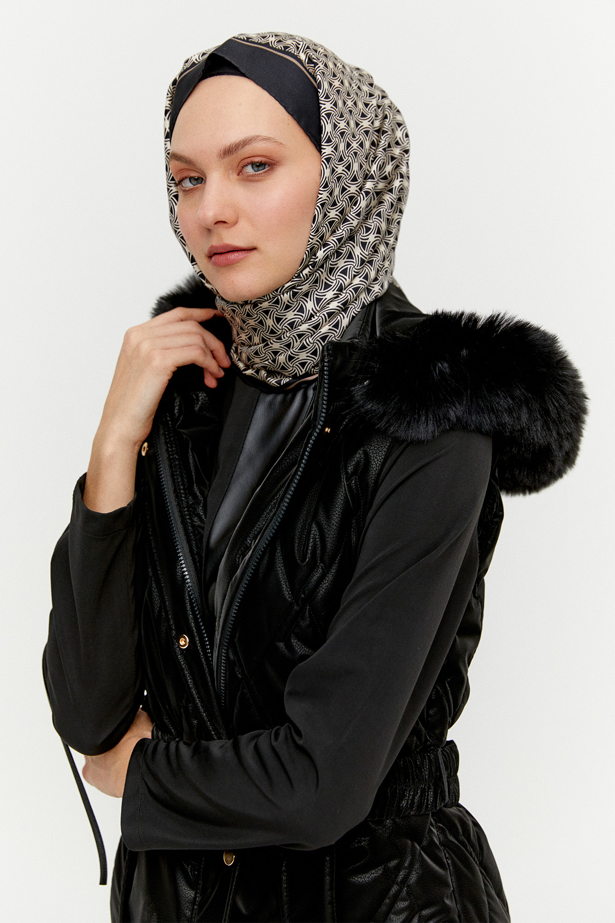 Büyük Beden Kapitone Yelek