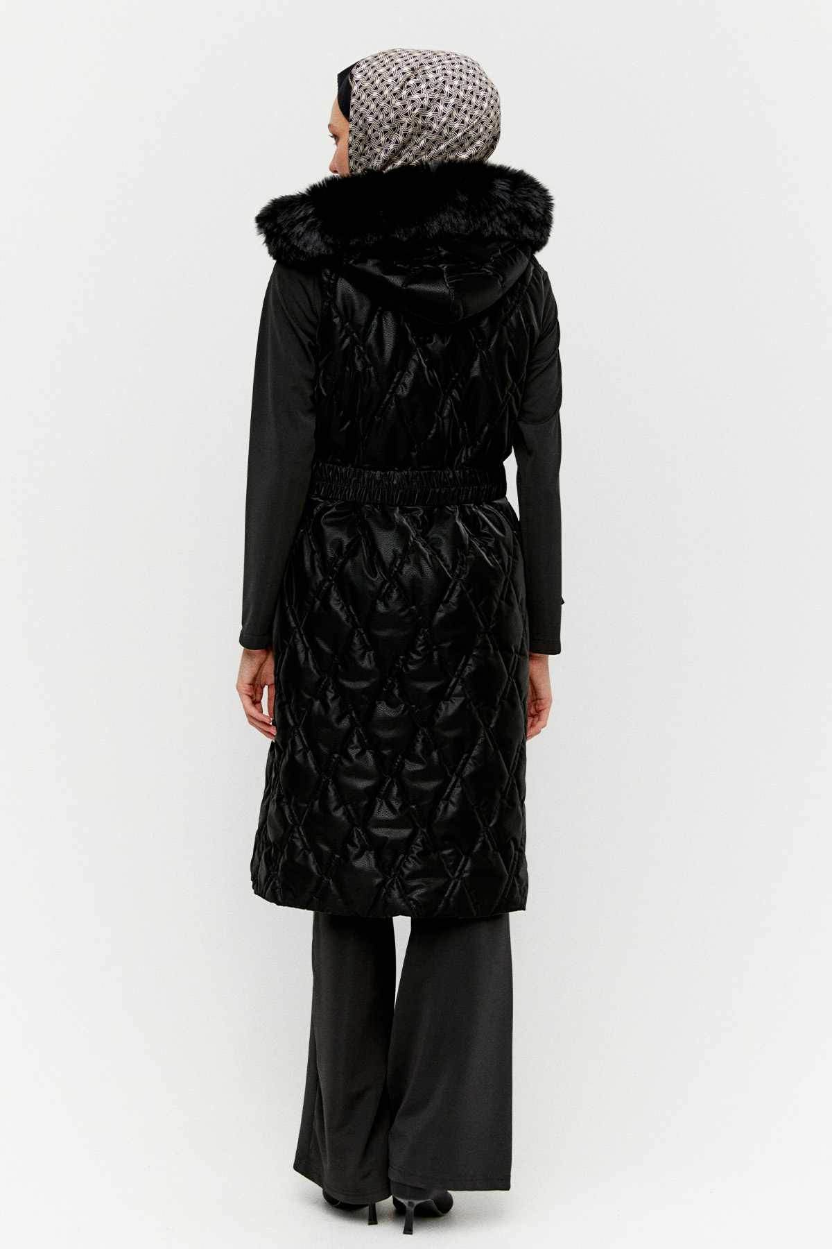 Büyük Beden Kapitone Yelek