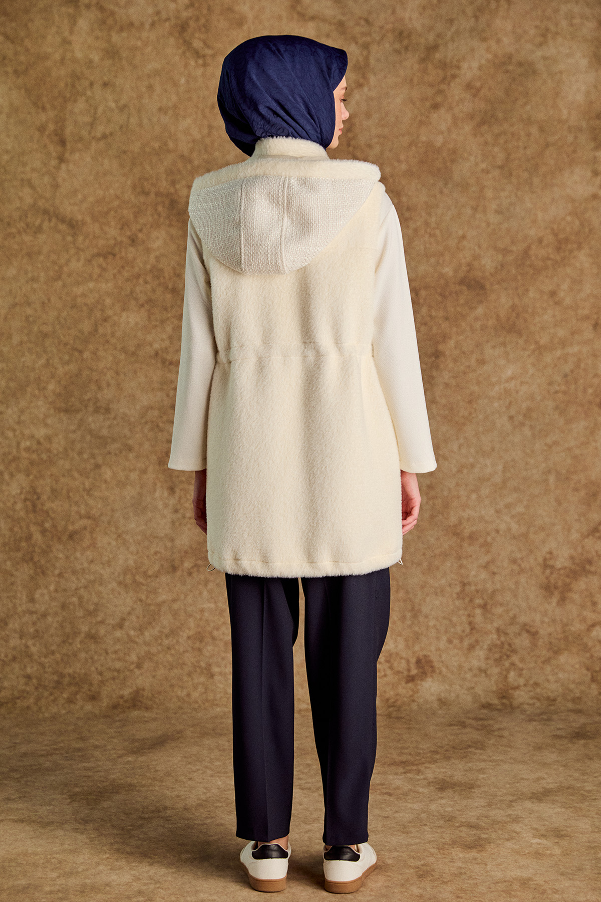 Tüvit Kombinli Stoperli Suni Kürk Yelek