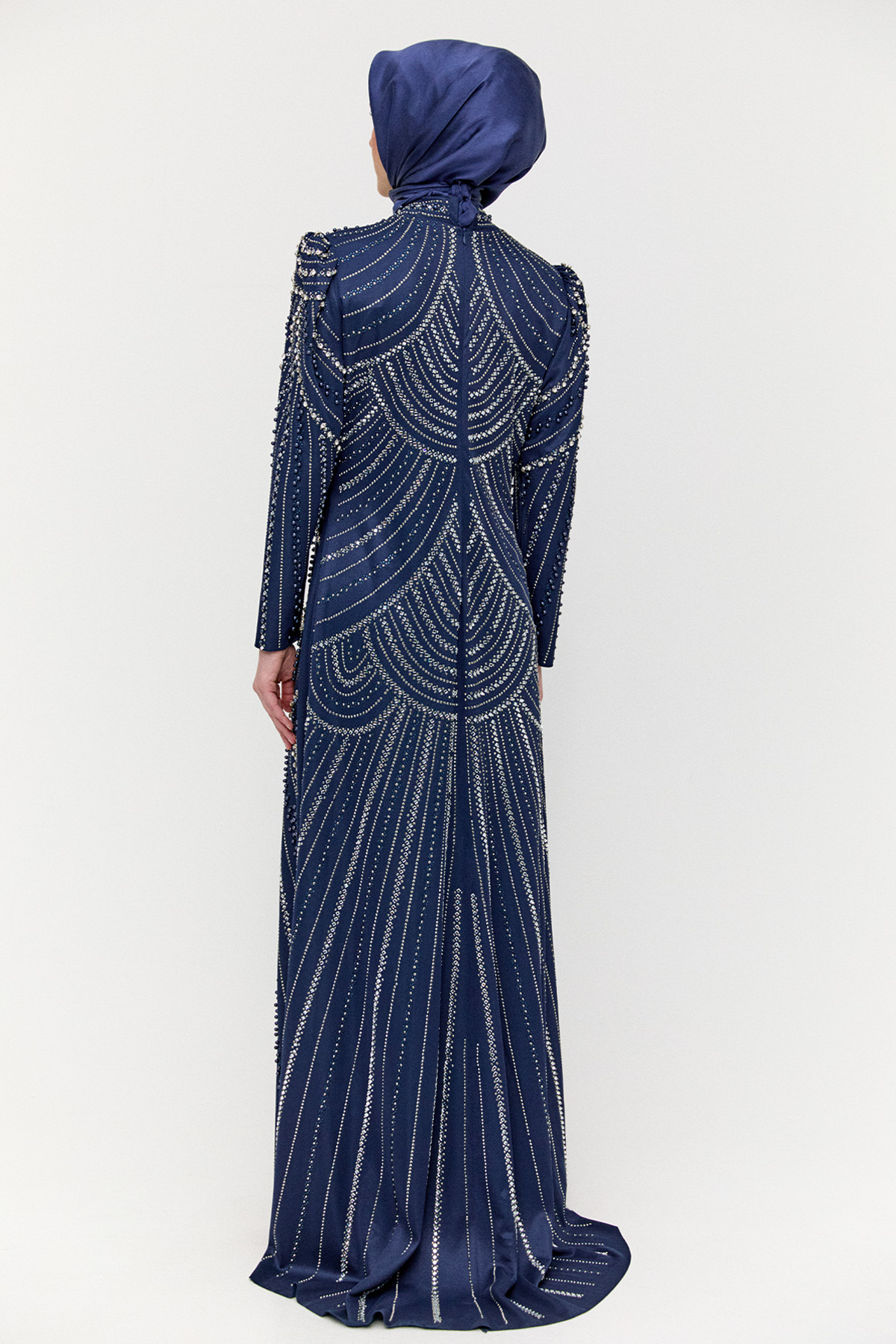 Taş İşlemeli Abiye Elbise, Tesettür Giyim