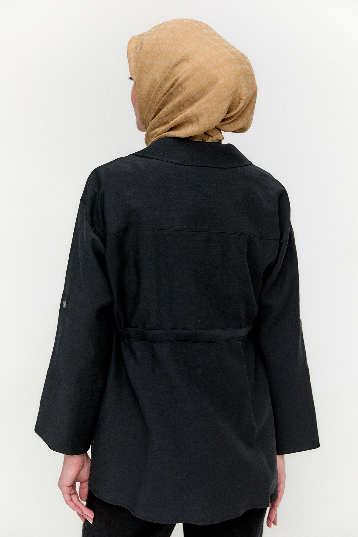 Metal Aksesuarlı Ceket, Tesettür Giyim