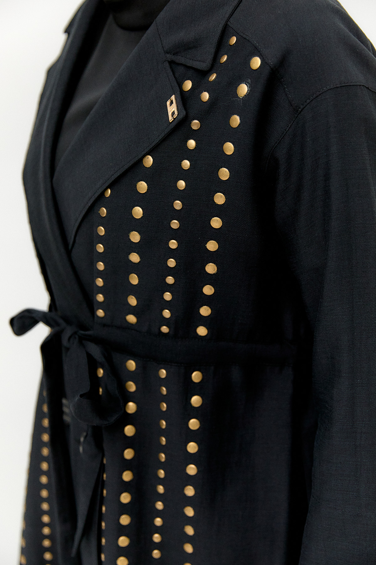 Metal Aksesuarlı Ceket, Tesettür Giyim