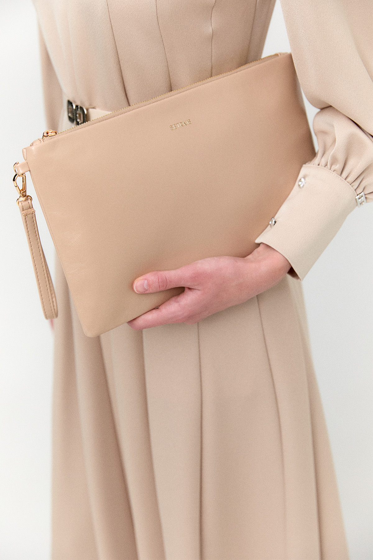 Uzun Zincir Askılı Clutch Çanta, Tesettür Giyim