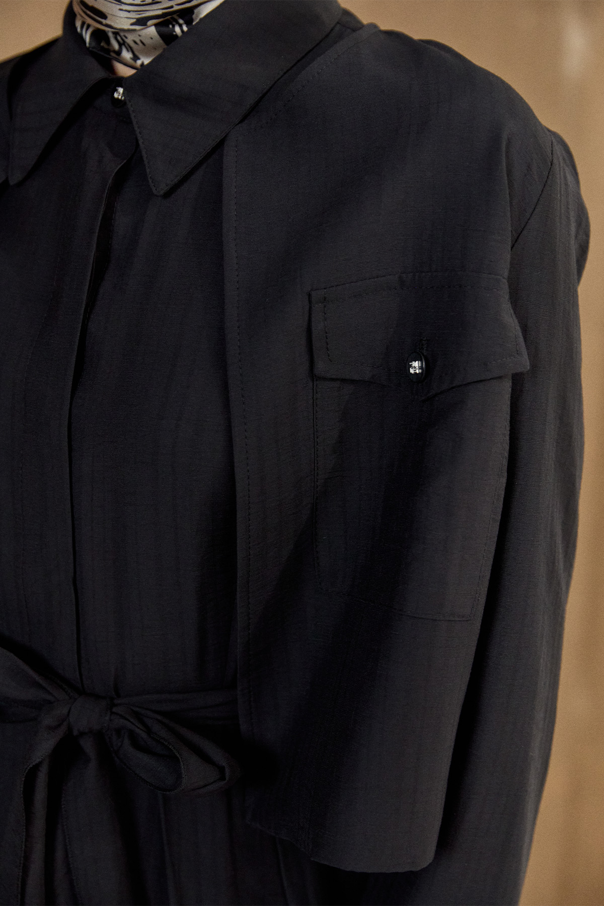 Kuşaklı Ceketli Elbise, Tesettür Giyim