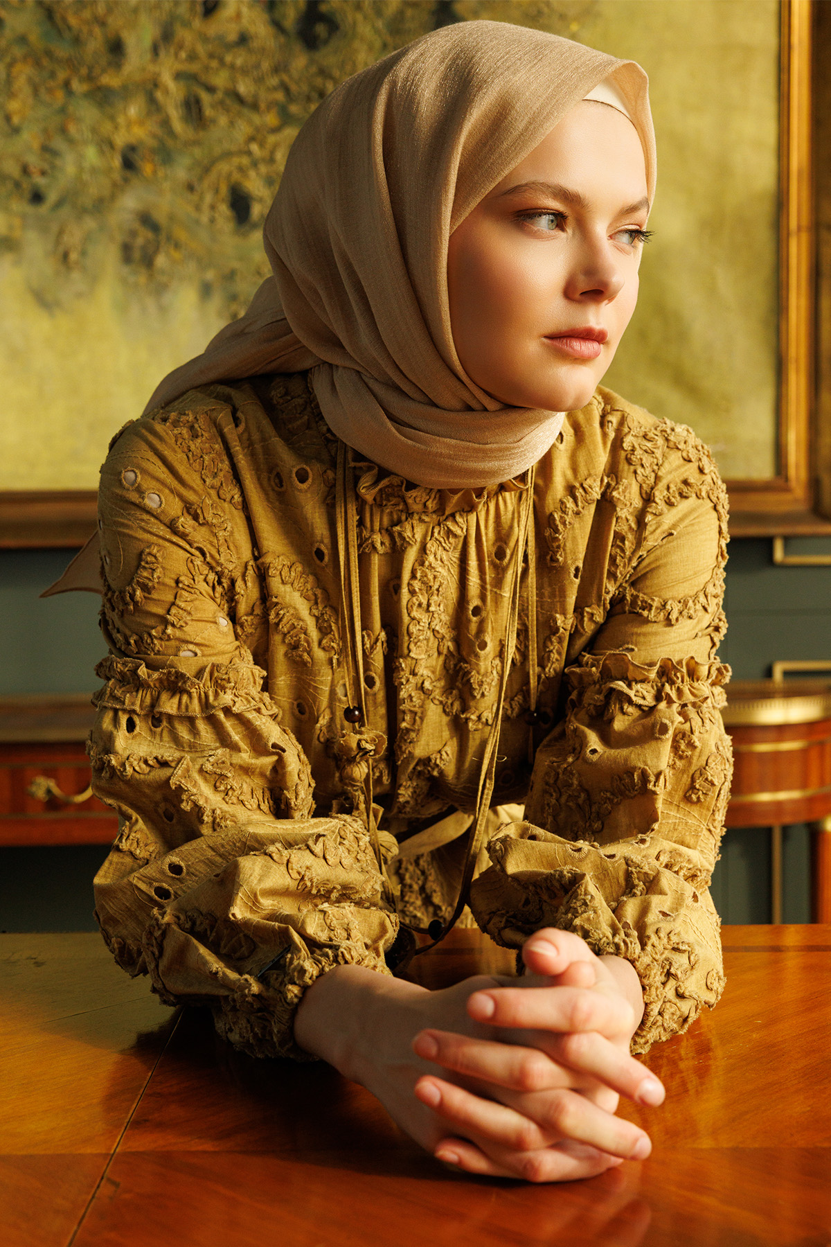 Fistolu Pamuk Elbise, Tesettür Giyim