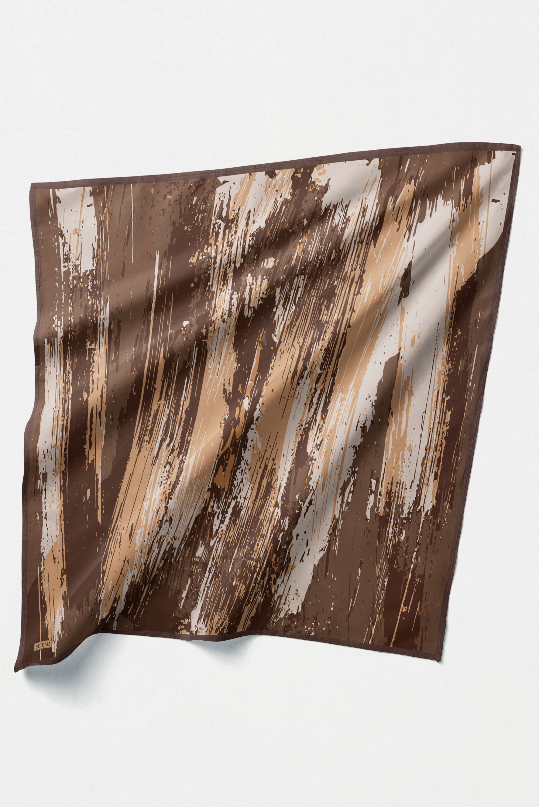 Püskürtme Desenli Sura İpek Eşarp, Tesettür Giyim