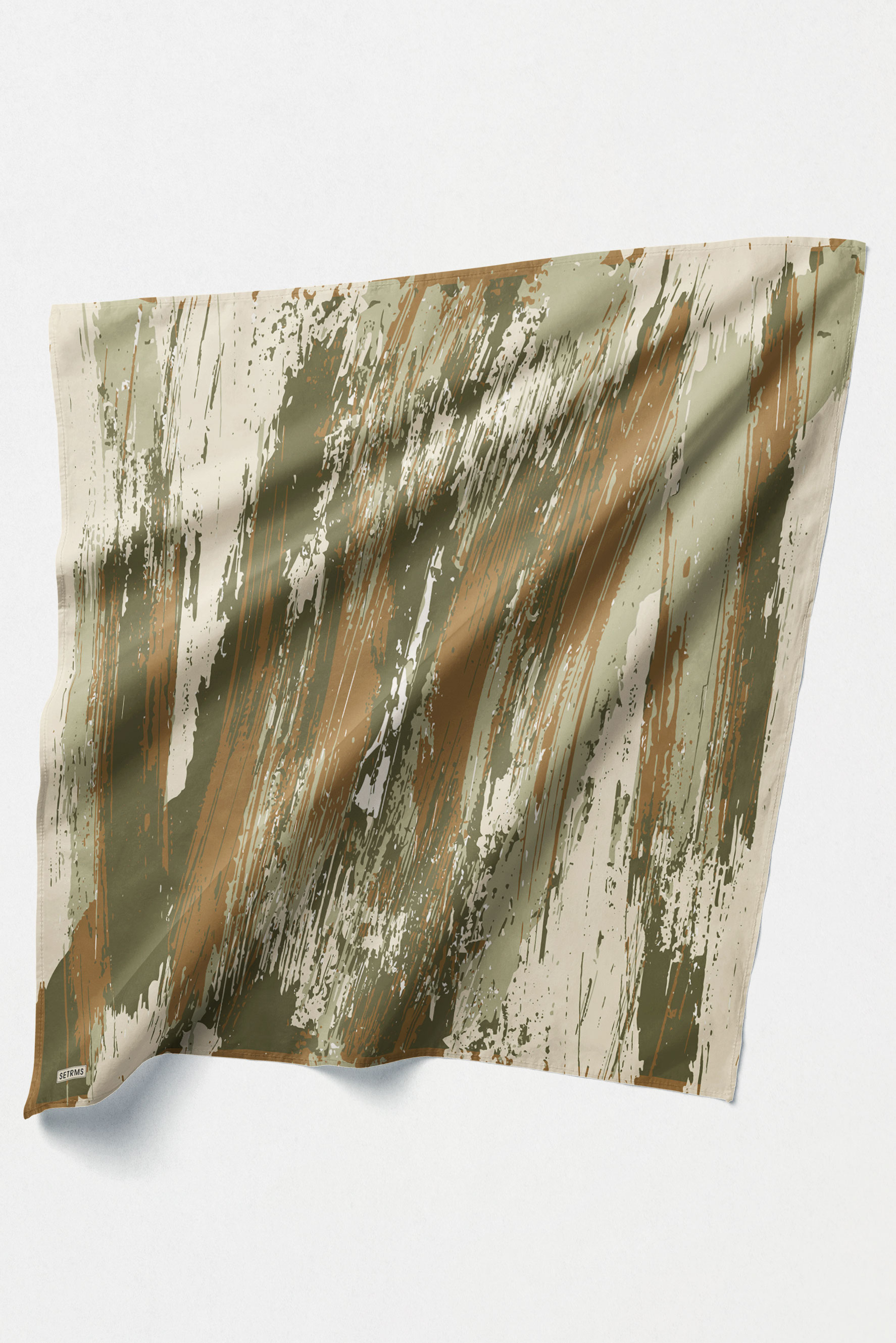 Püskürtme Desenli Sura İpek Eşarp, Tesettür Giyim