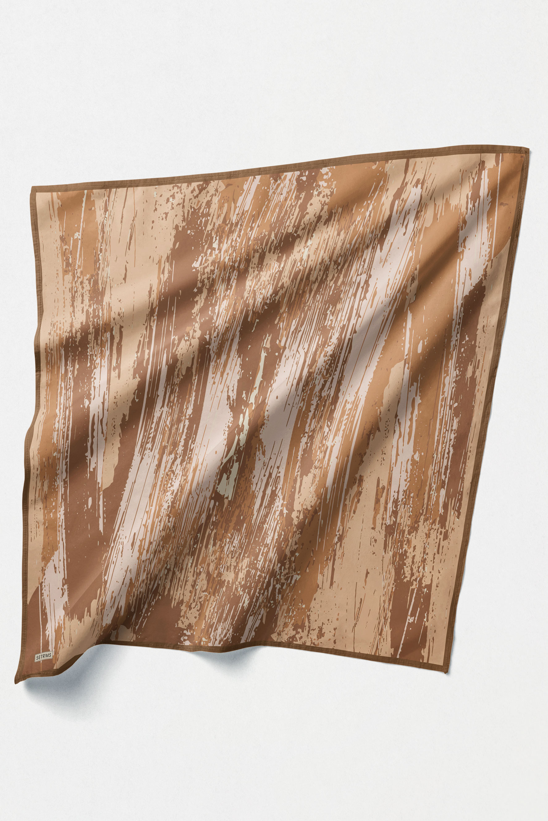 Püskürtme Desenli Sura İpek Eşarp, Tesettür Giyim