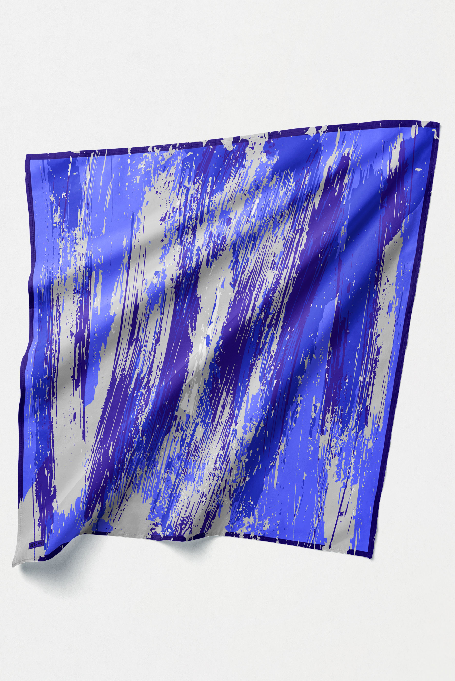 Püskürtme Desenli Sura İpek Eşarp, Tesettür Giyim