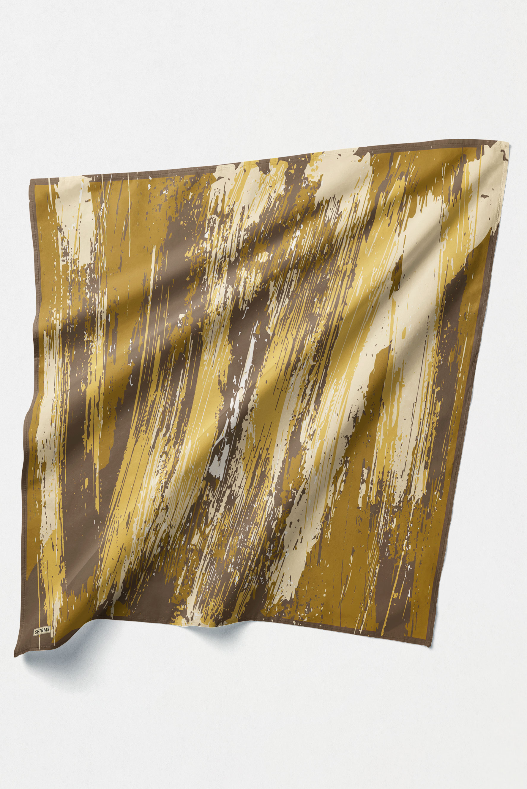 Püskürtme Desenli Sura İpek Eşarp, Tesettür Giyim