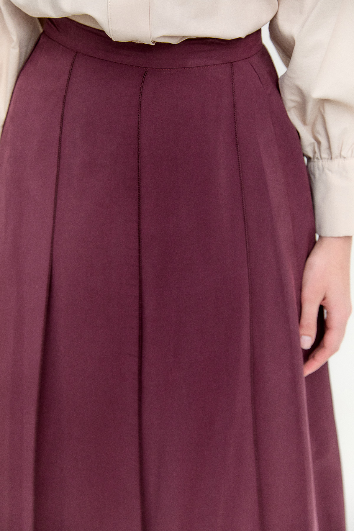 Parçalı Lyocell Etek, Tesettür Giyim