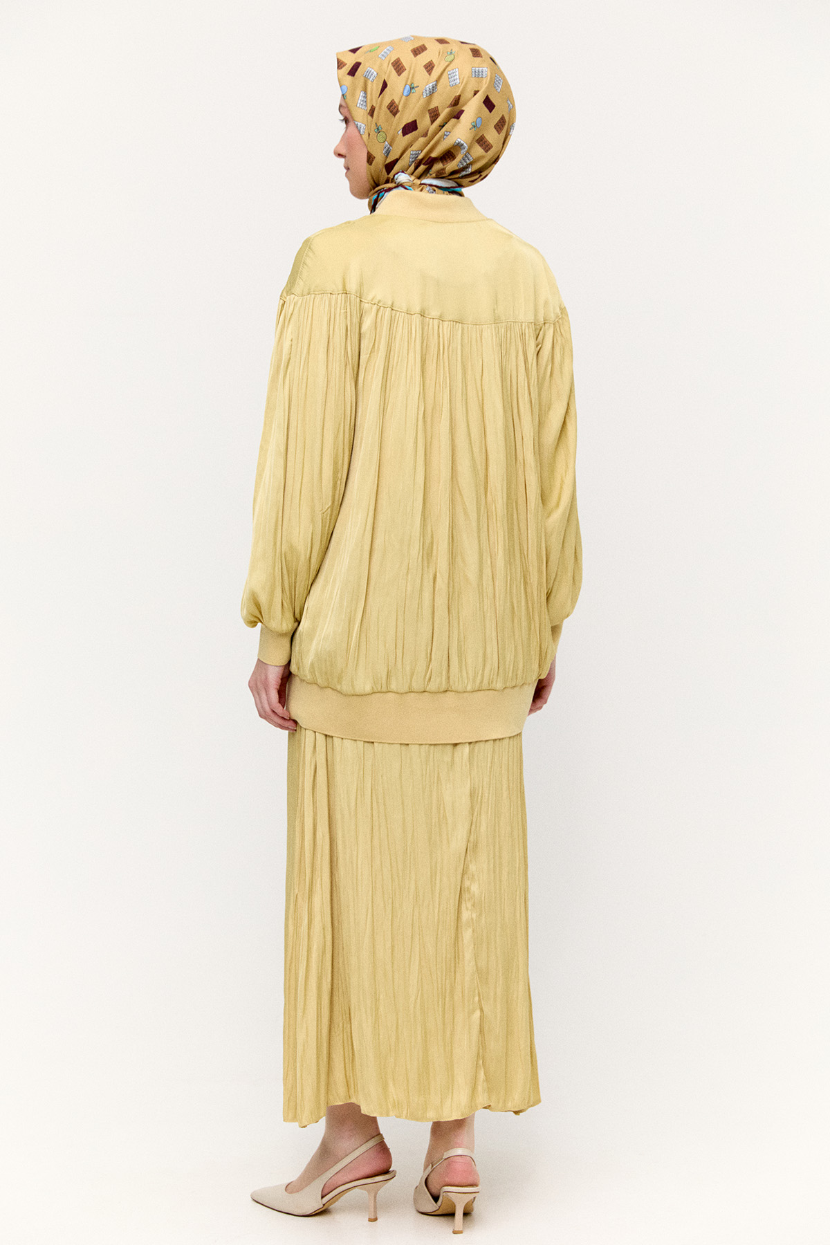 Ribanalı Kraşlı Bomber Kap, Tesettür Giyim