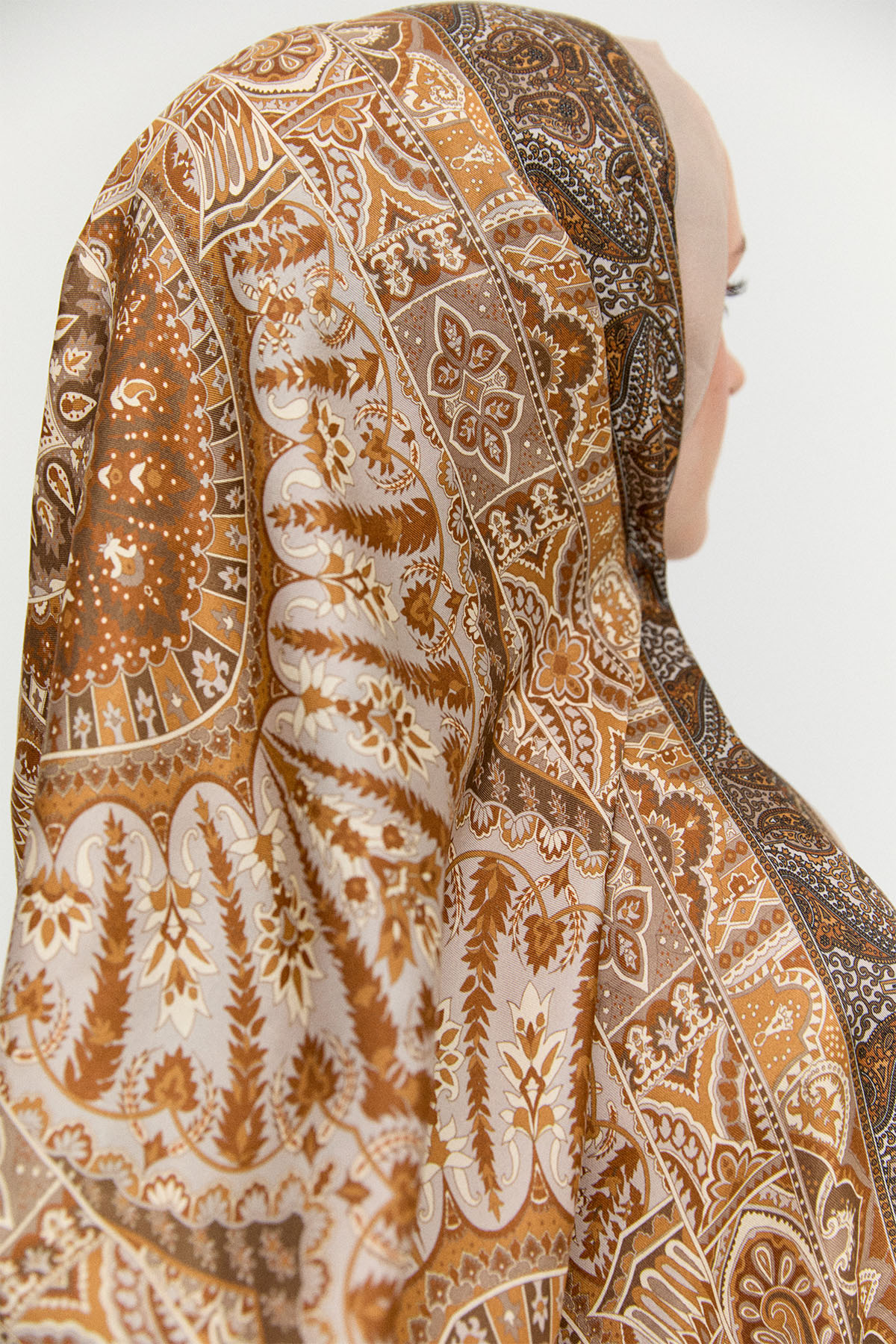 Etnik Motifli Modal Şal, Tesettür Giyim