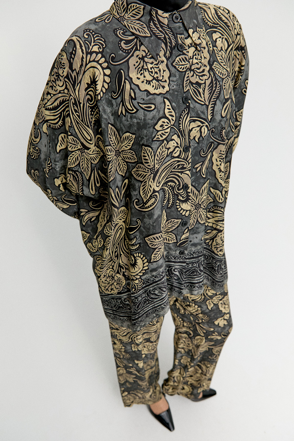 Çiçek Desenli İkili Takım, Tesettür Giyim