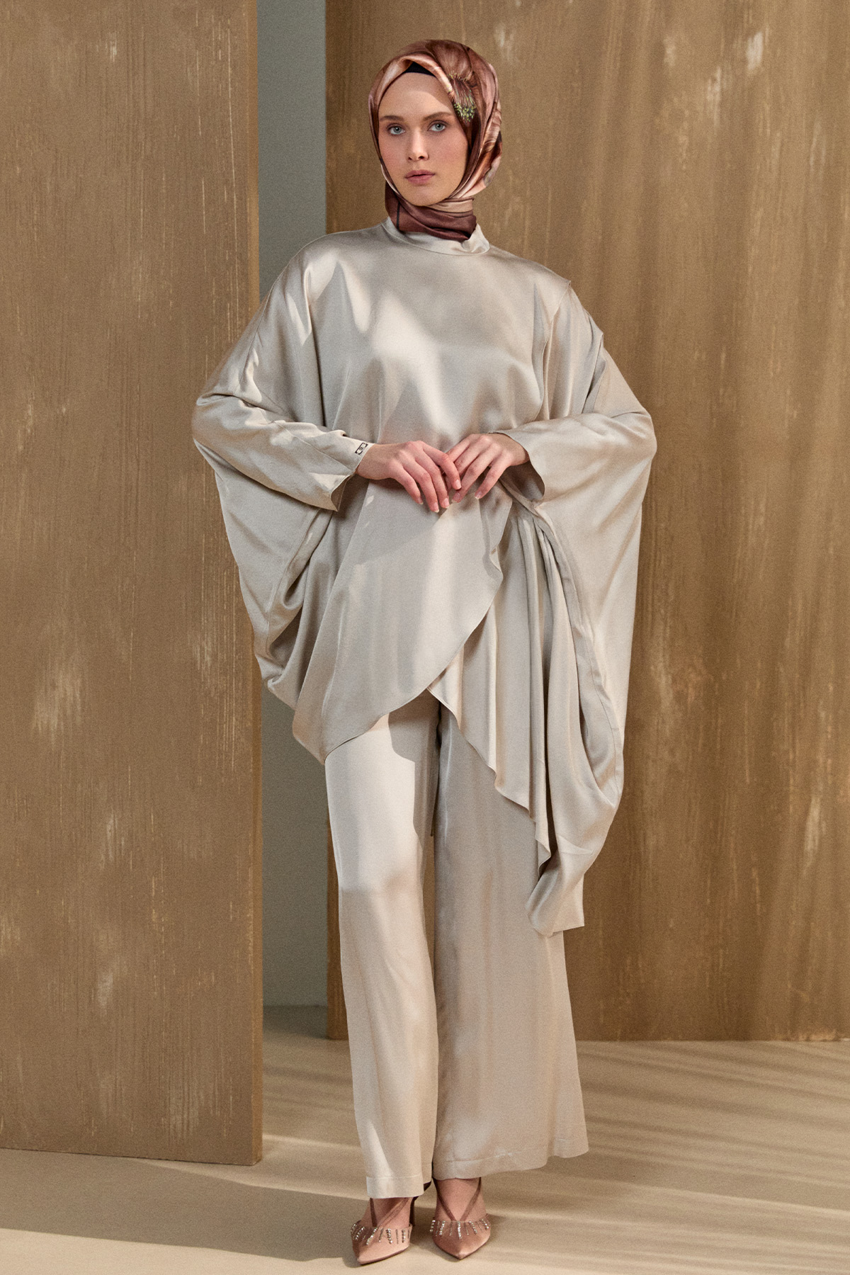 Asimetrik Anvelop İkili Takım, Tesettür Giyim