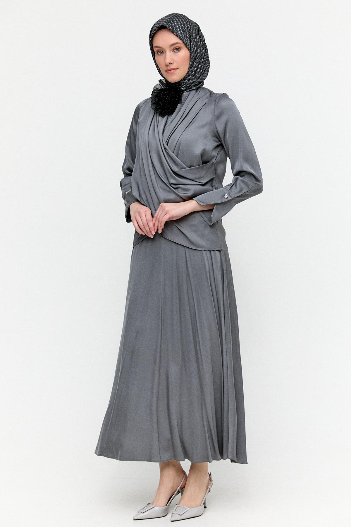 Anvelop Drapeli İkili Takım, Tesettür Giyim