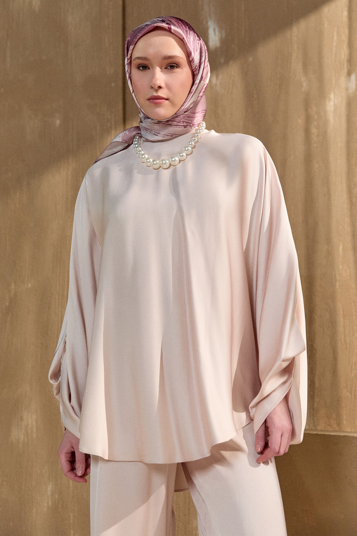 Yarasa Kesim Floş İkili Takım, Tesettür Giyim