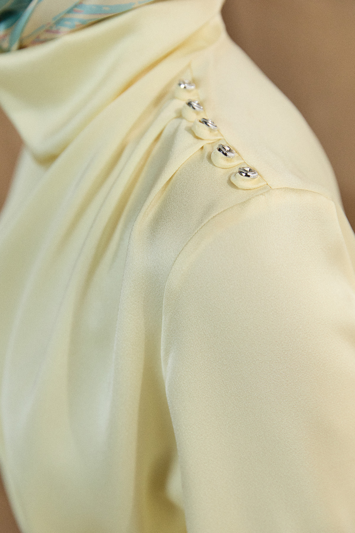 Degaje Yakalı Saten İkili Takım, Tesettür Giyim