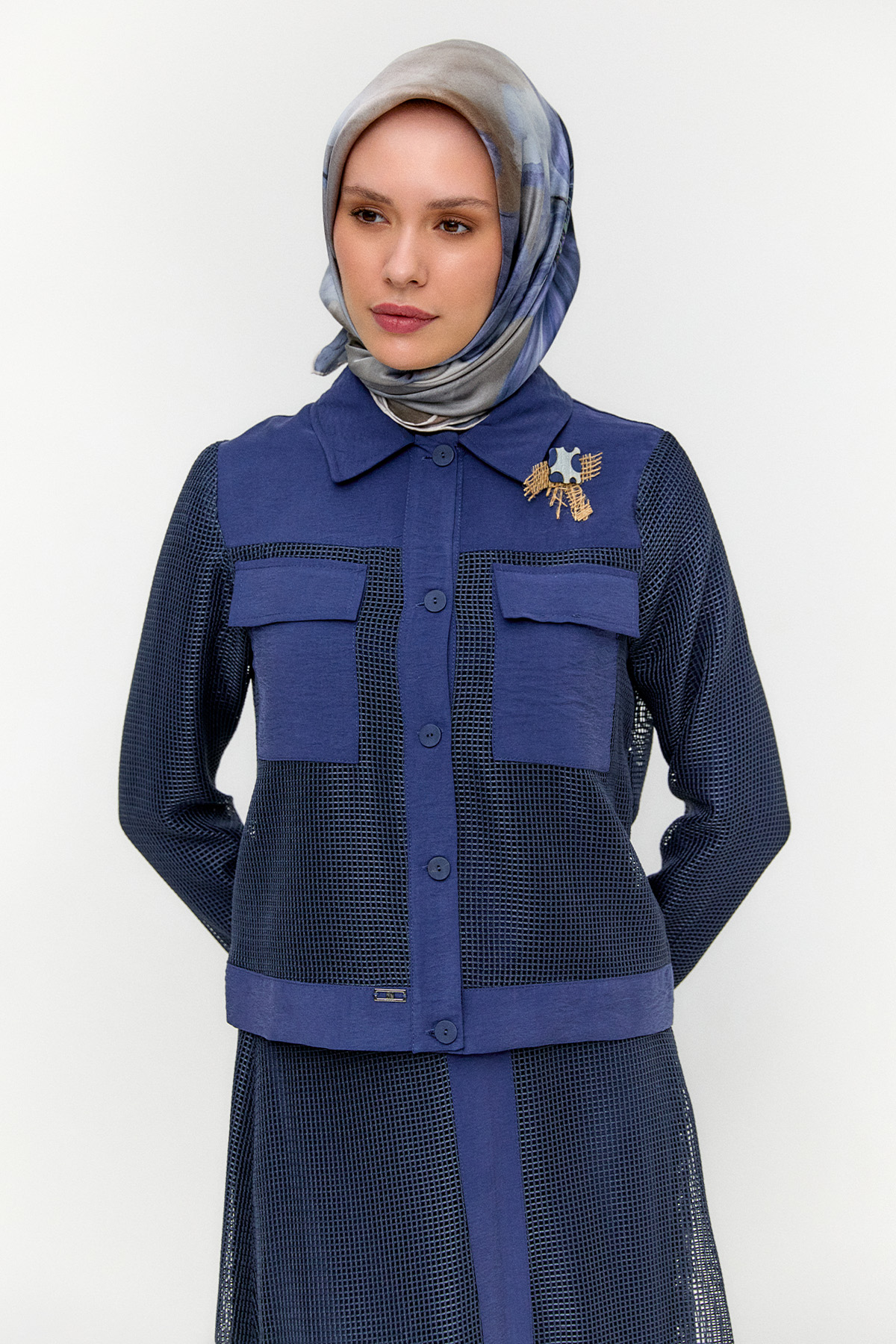 File Kombinli 3`Lü Takım, Tesettür Giyim