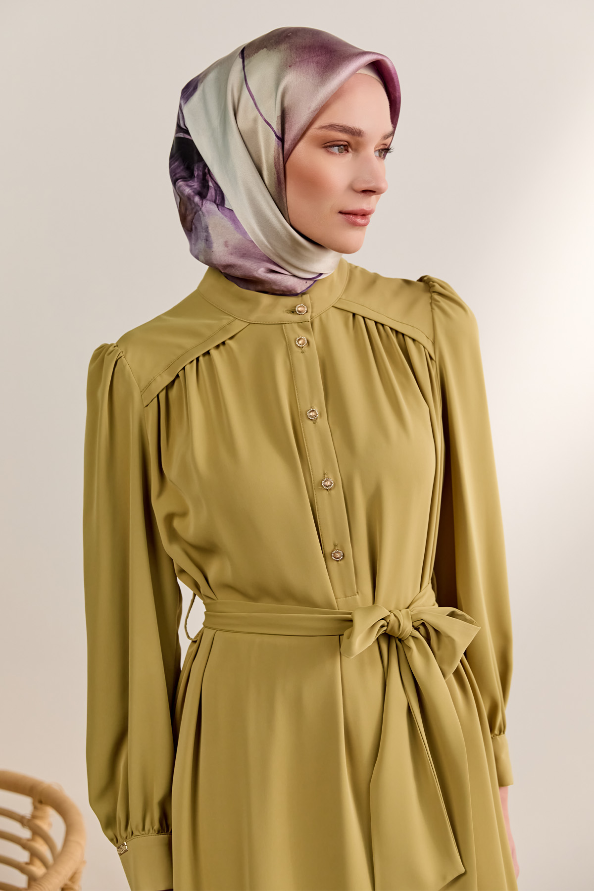 Kuşaklı İkili Takım, Tesettür Giyim