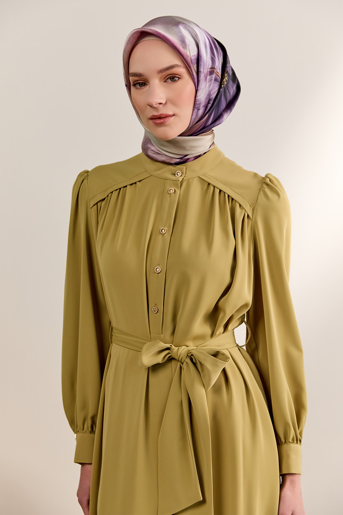 Kuşaklı İkili Takım, Tesettür Giyim