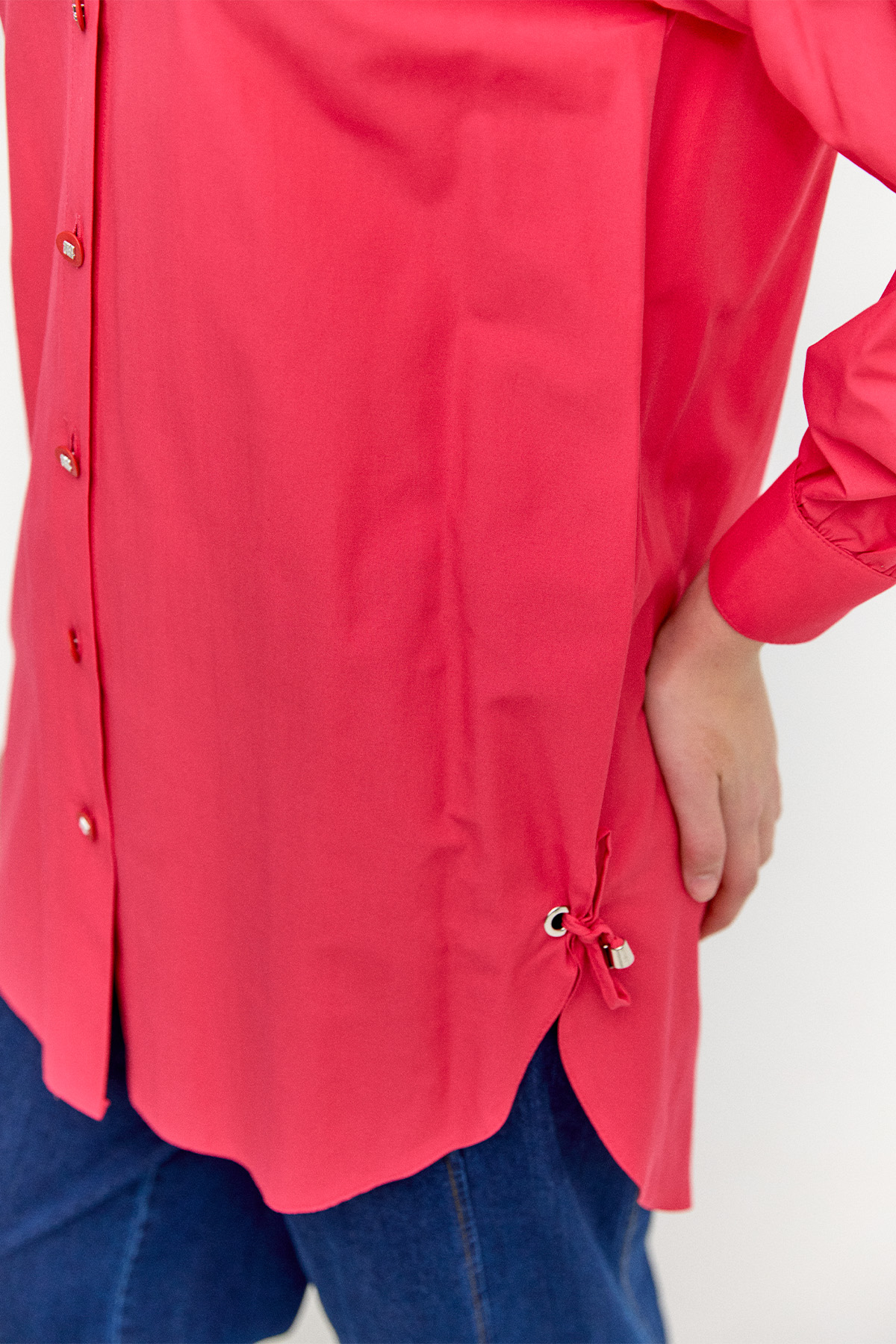 Bağcık Detaylı Tunik, Tesettür Giyim