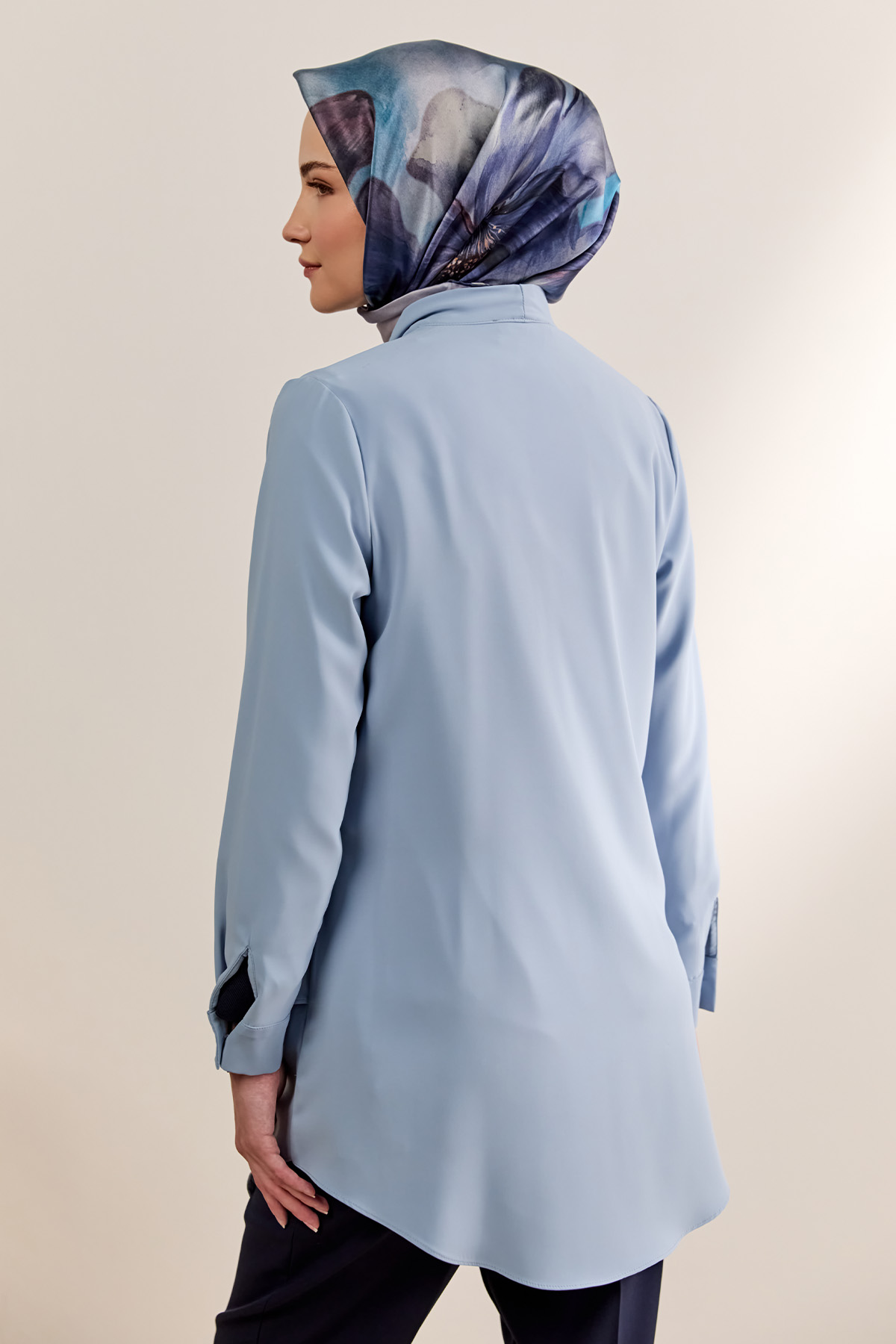 Şal Yaka Anvelop Kesim Tunik, Tesettür Giyim