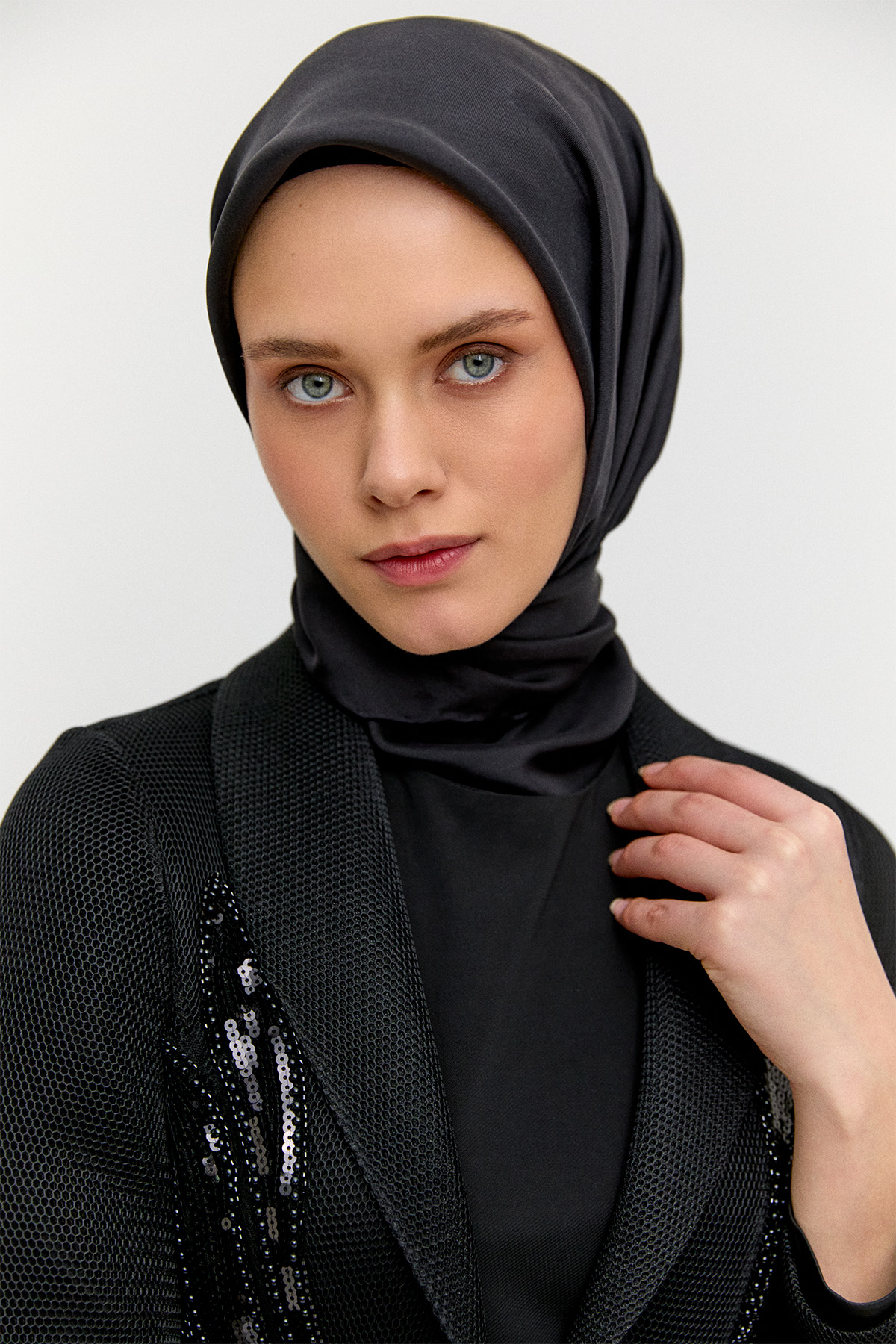 File Ceketli Abiye Elbise, Tesettür Giyim