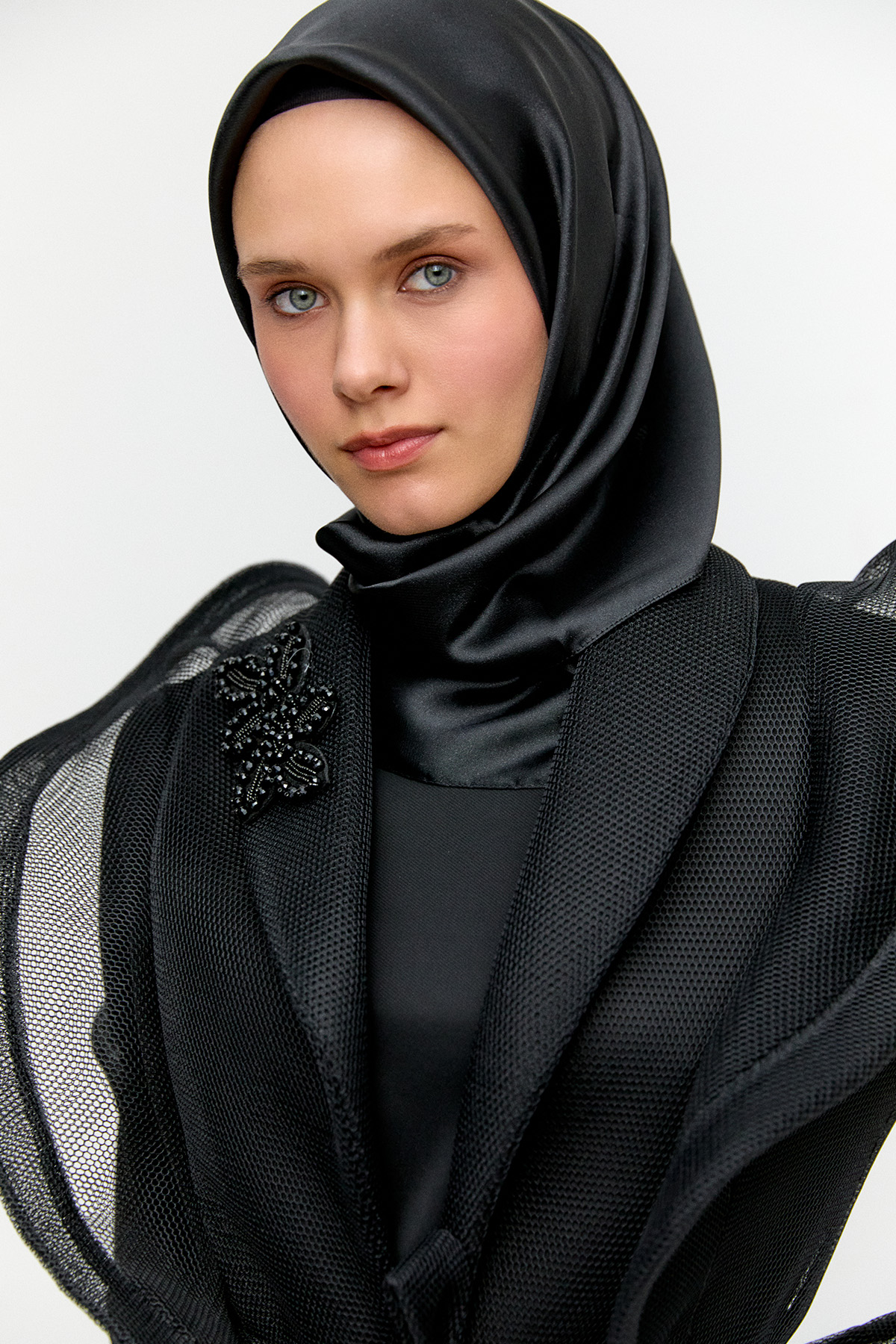 File Ceketli Abiye Elbise, Tesettür Giyim