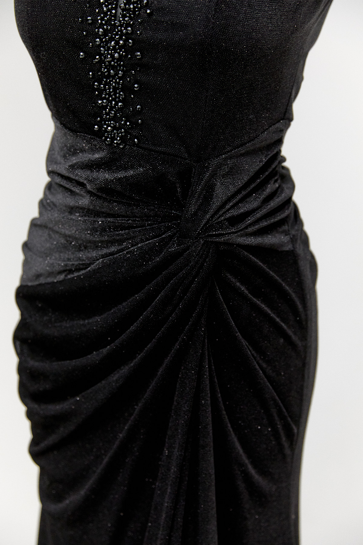 Işıltılı Taş Detaylı Abiye Elbise, Tesettür Giyim