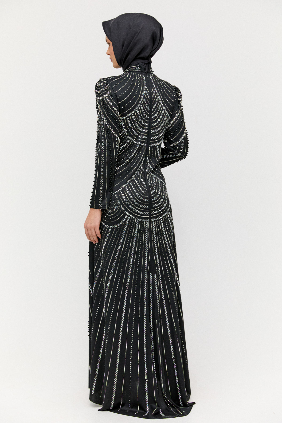 Taş İşlemeli Abiye Elbise, Tesettür Giyim