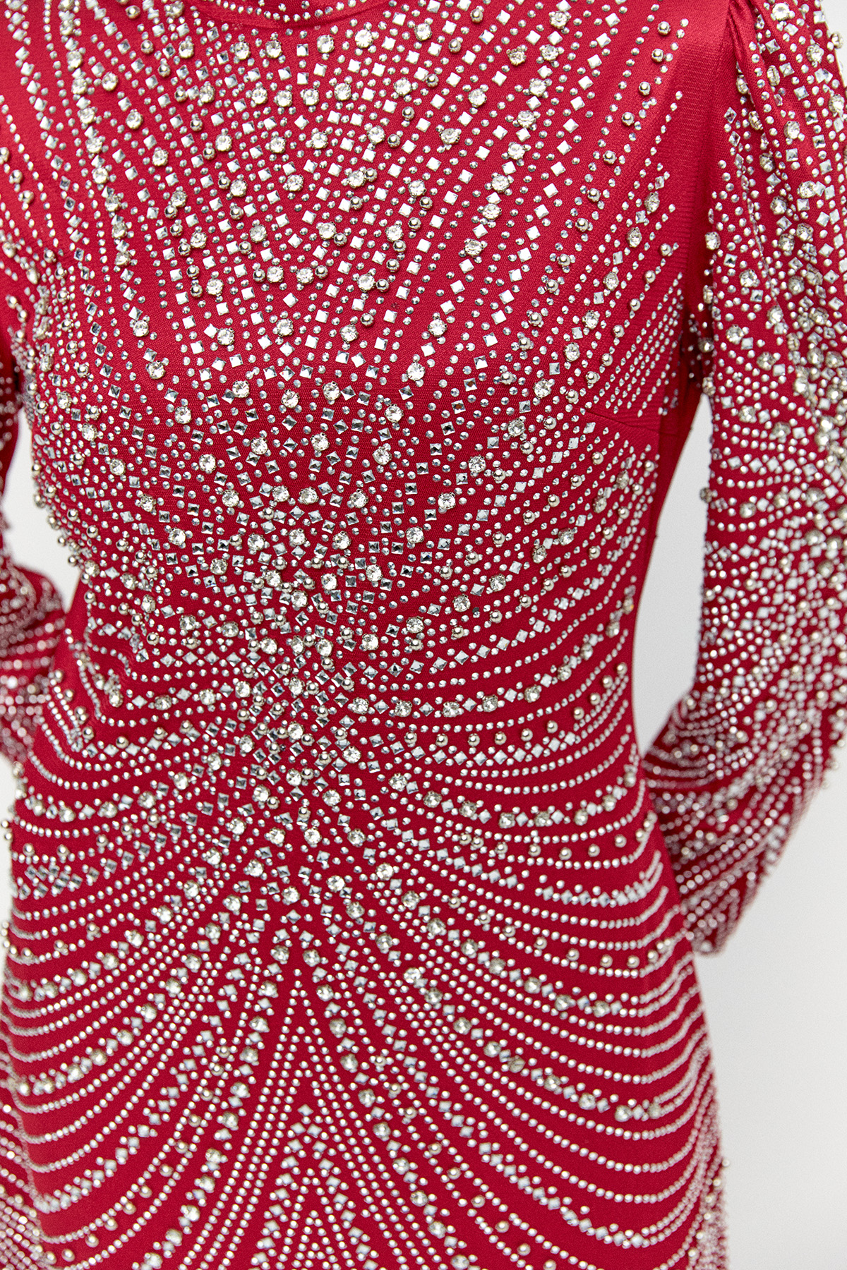 Taş İşlemeli Kuyruklu Abiye, Tesettür Giyim