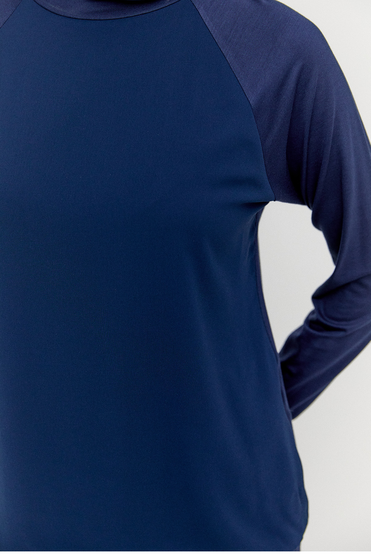 Şifon Detaylı Penye Bluz, Tesettür Giyim