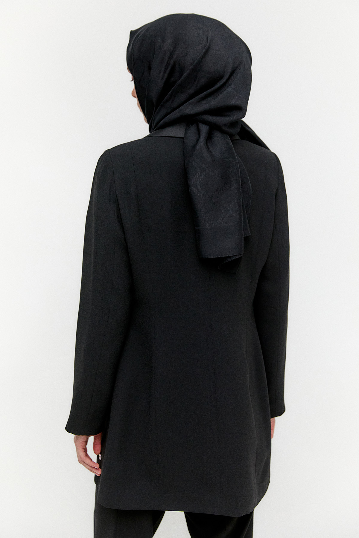 Taş Detaylı Büyük Beden Ceket, Tesettür Giyim