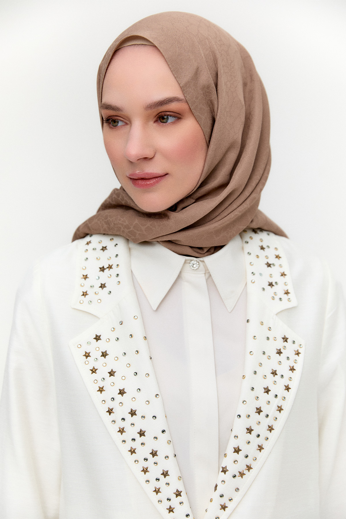 Taşlı Mono Kapamalı Ceket, Tesettür Giyim