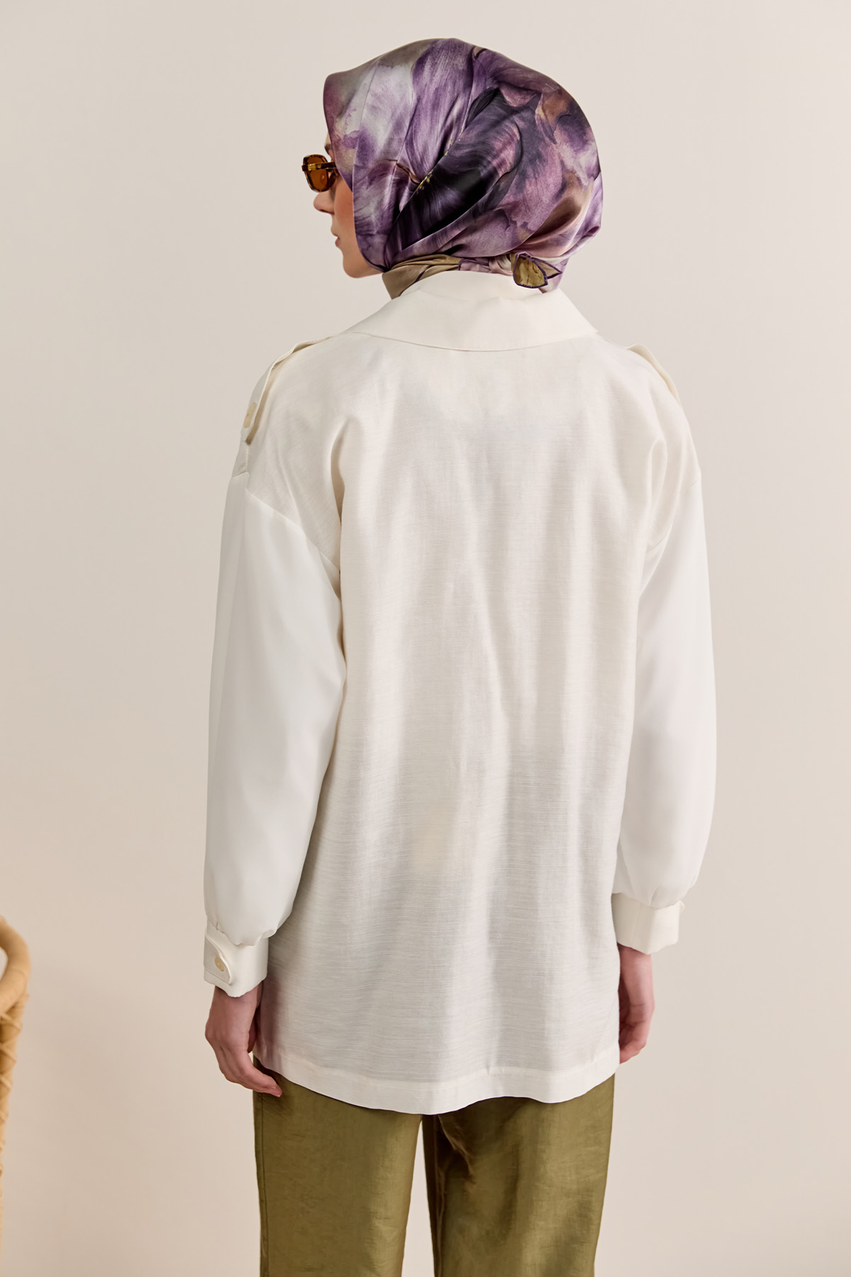 Şifon Kollu Ceket, Tesettür Giyim