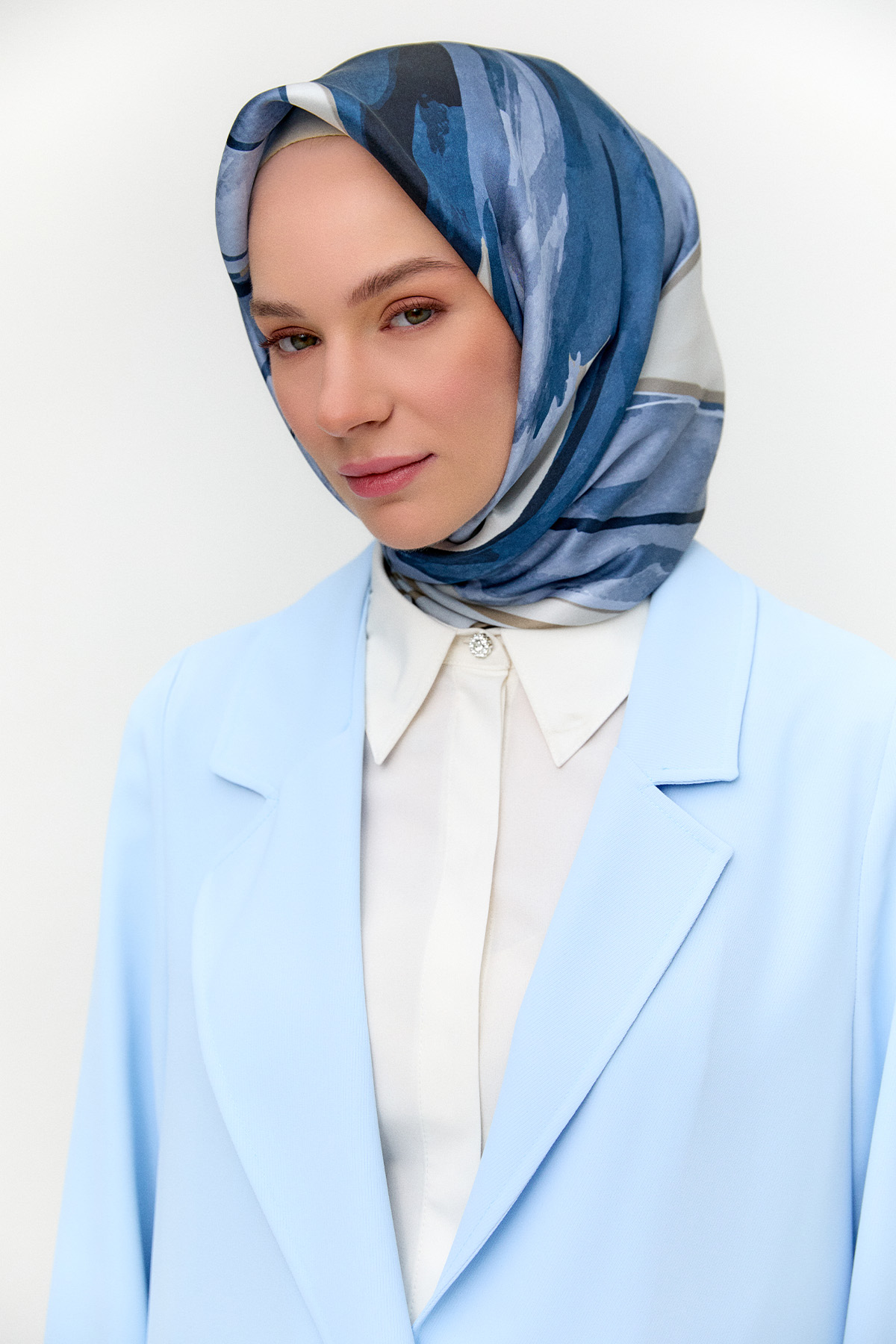 Çizgi Dokulu Krep Ceket, Tesettür Giyim