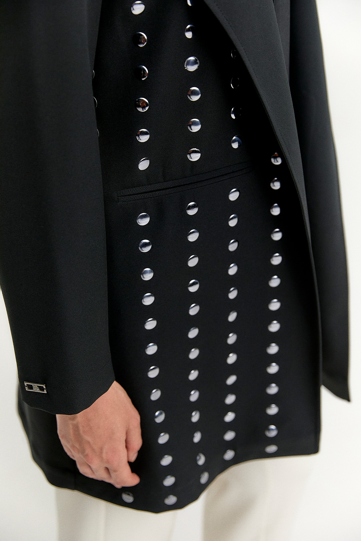 Metal Taşlı Blazer Ceket, Tesettür Giyim