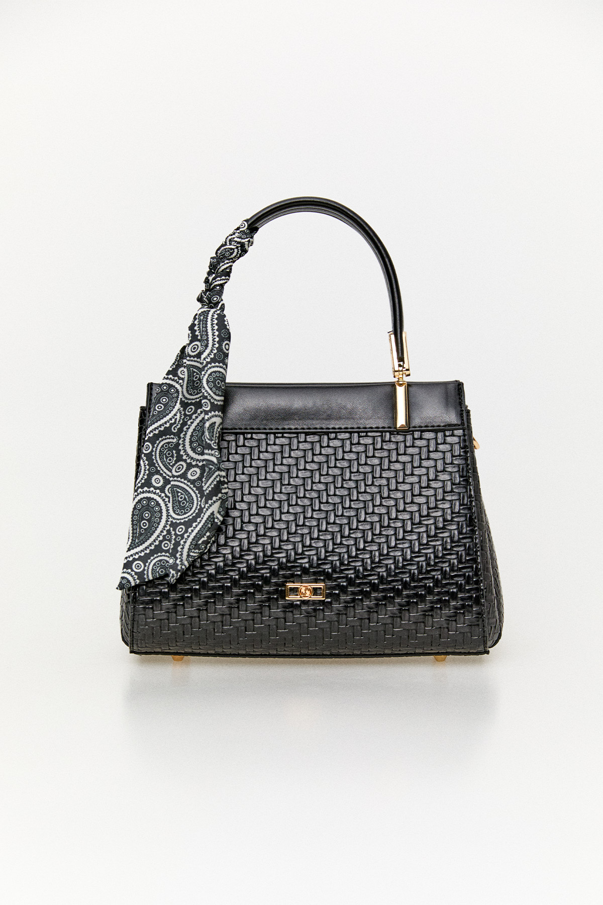 Fular Detaylı Çanta, Tesettür Giyim