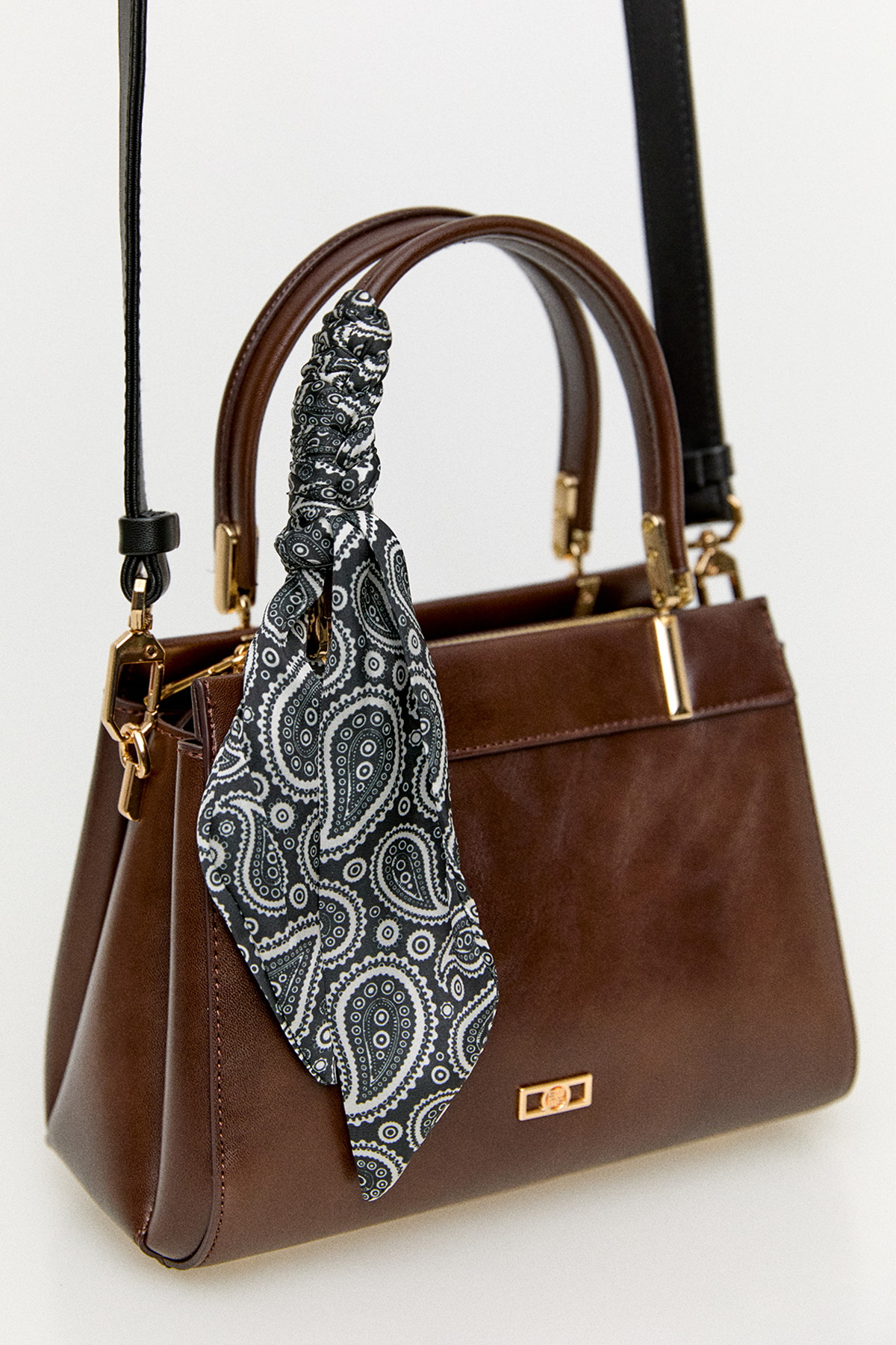 Fular Detaylı Çanta, Tesettür Giyim